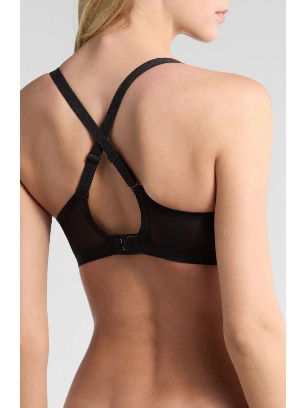 🆕CHANTELLE Pure Lace Lightweight Underwire T-Shirt Bra 34DD Black #C18IN3-011 - Picture 3 of 10